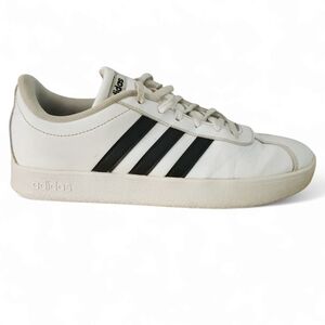 ADIDAS VL Court 2.0 Sneakers White Black – size 7 (men’s) or 8 women - unisex